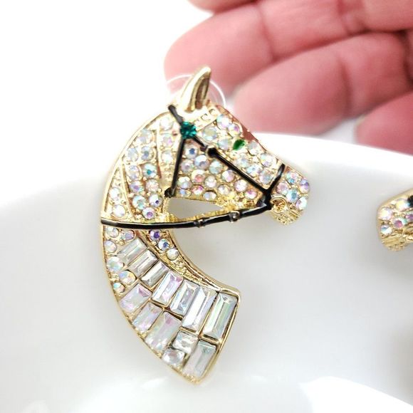 Free People Diamond Horse Earrings - Picture 4 of 9